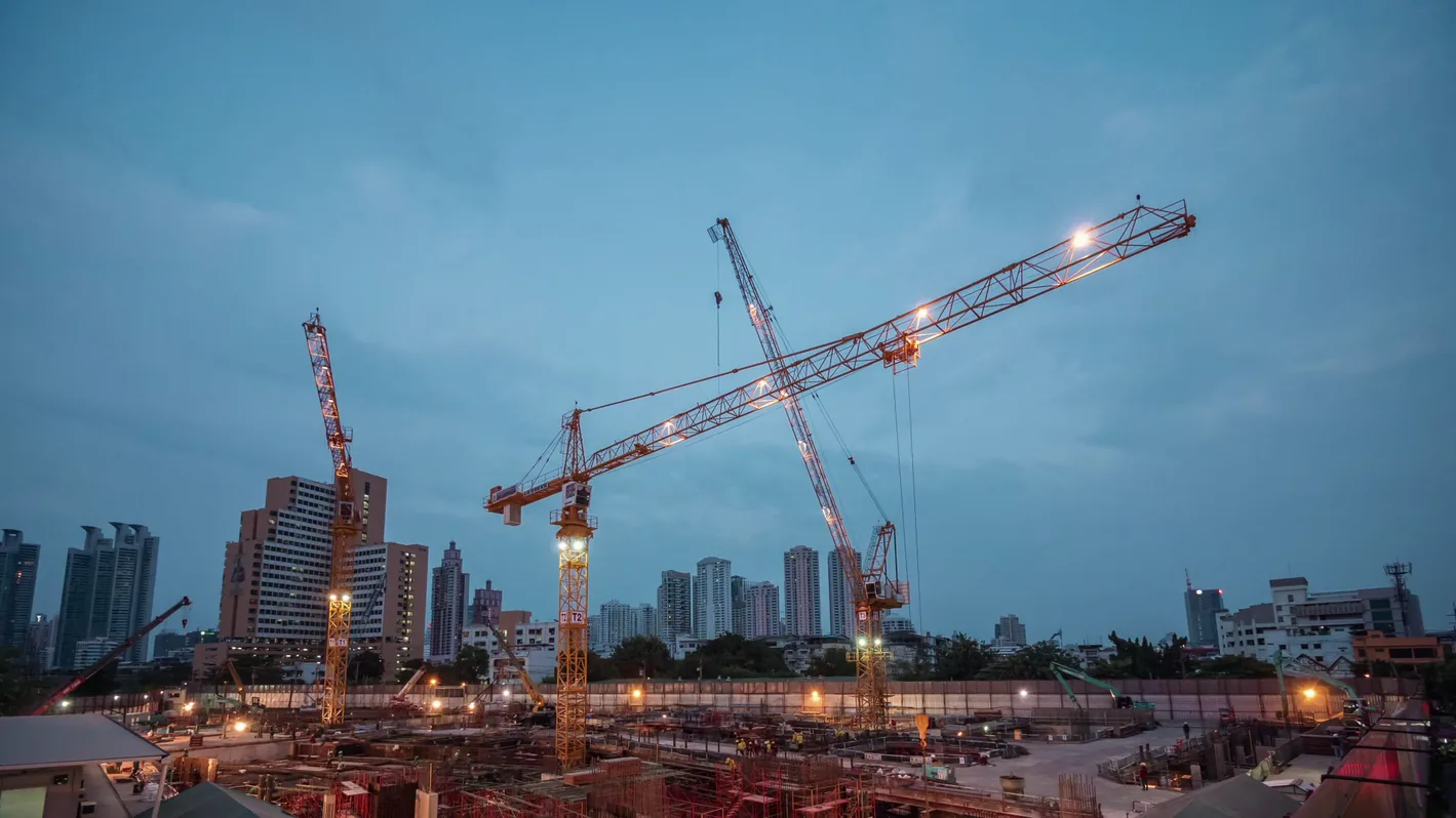 Montaje de estructura metálica en altura